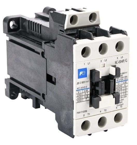 A picture of the contactor with an open position.